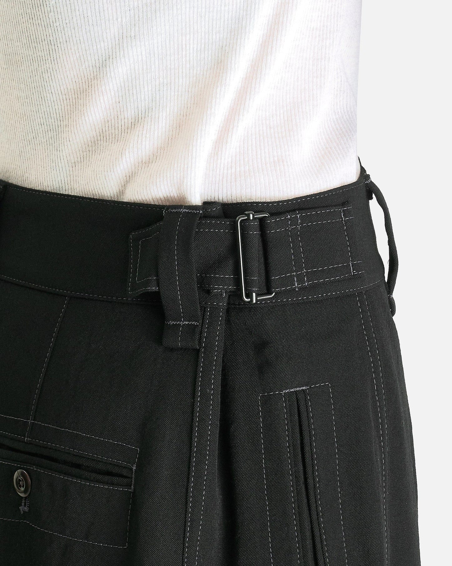 LEMAIRE Men's Pants Maxi Utility Pants in Black