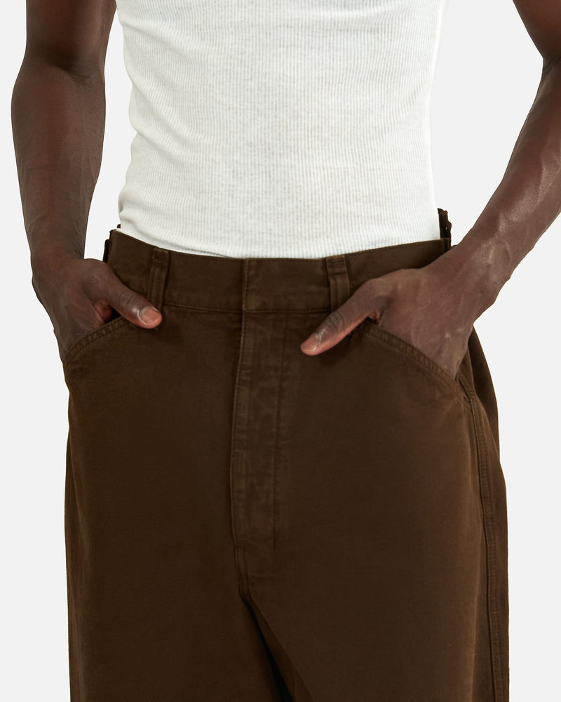 LEMAIRE Men's Pants Maxi Workwear Pants in Ristretto