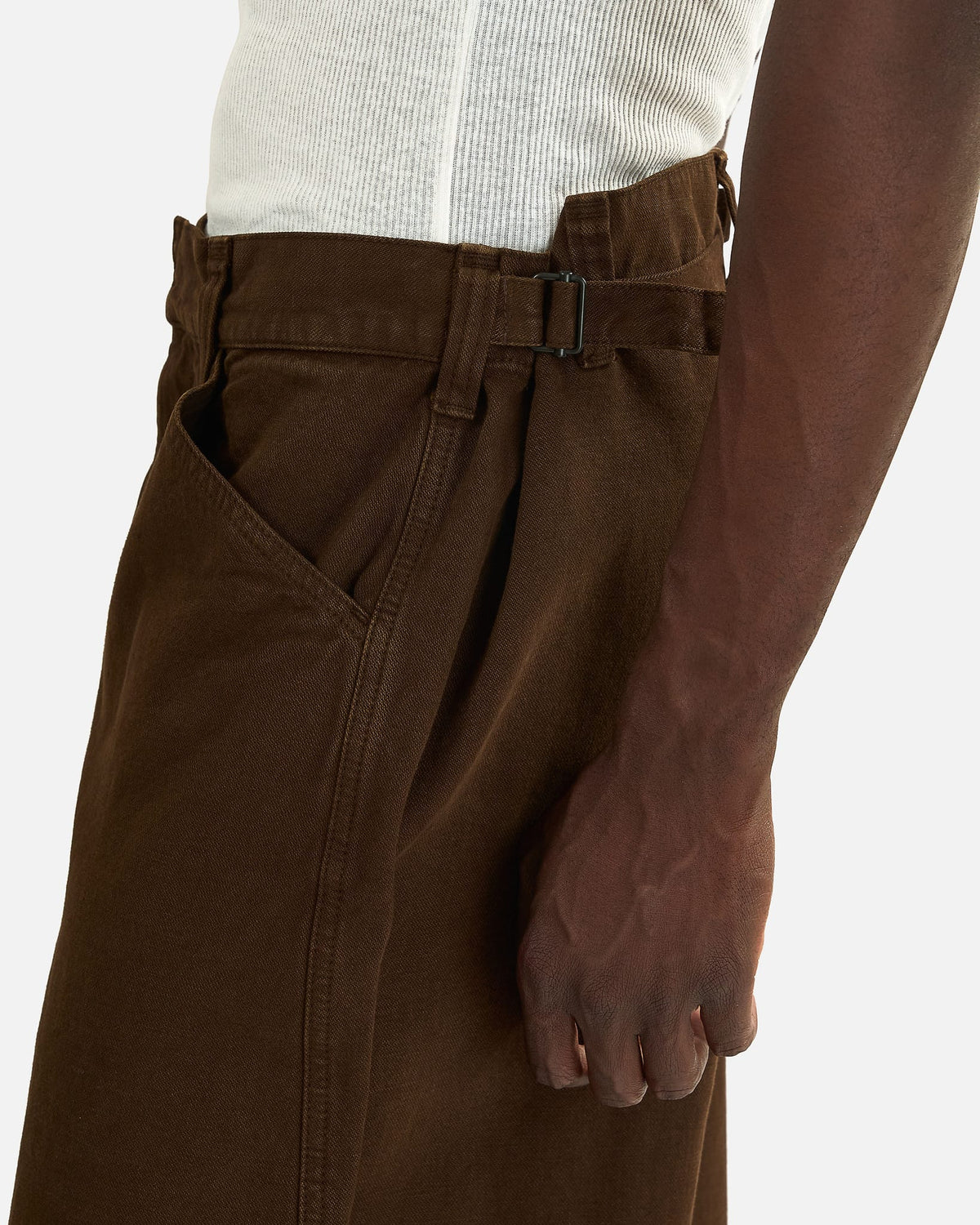 LEMAIRE Men's Pants Maxi Workwear Pants in Ristretto