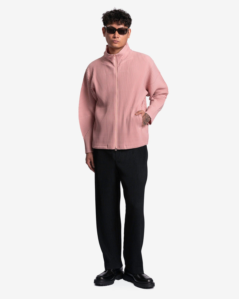 Homme Plissé Issey Miyake Men's Jackets MC April Jacket in Coral Red