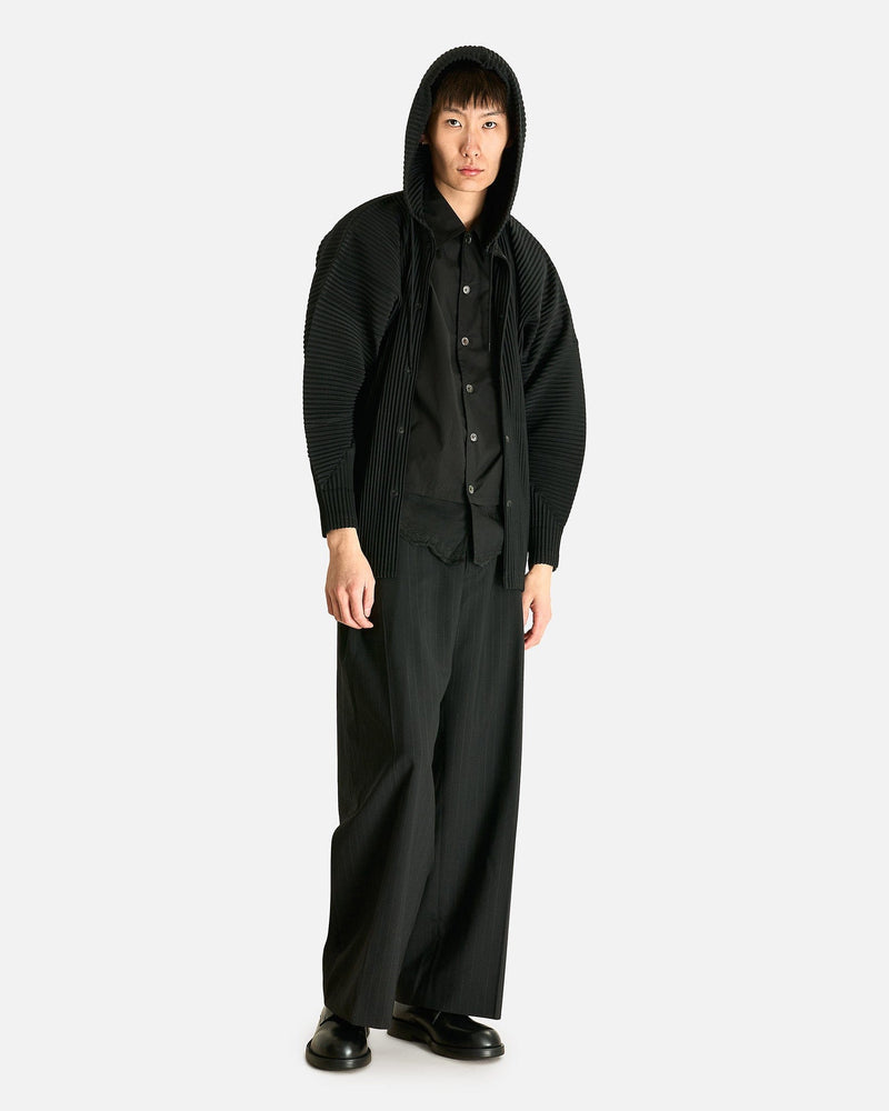 Homme Plissé Issey Miyake Men's Pants MC February Blouson in Black