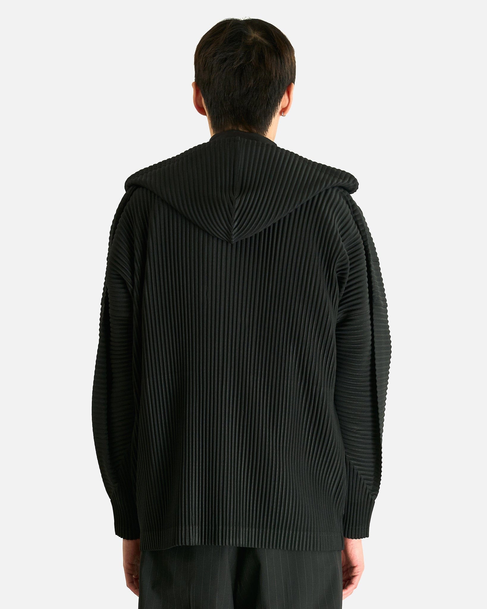 Homme Plissé Issey Miyake Men's Pants MC February Blouson in Black