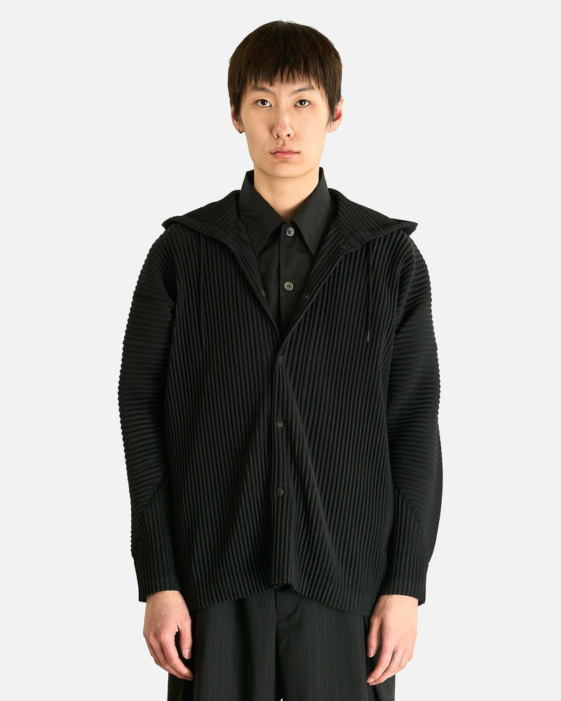Homme Plissé Issey Miyake Men's Pants MC February Blouson in Black