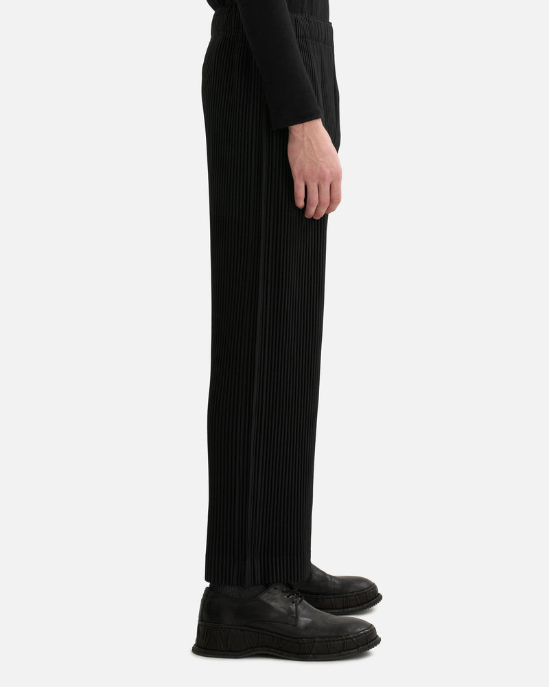Homme Plissé Issey Miyake Men's Pants MC January Pants in Black