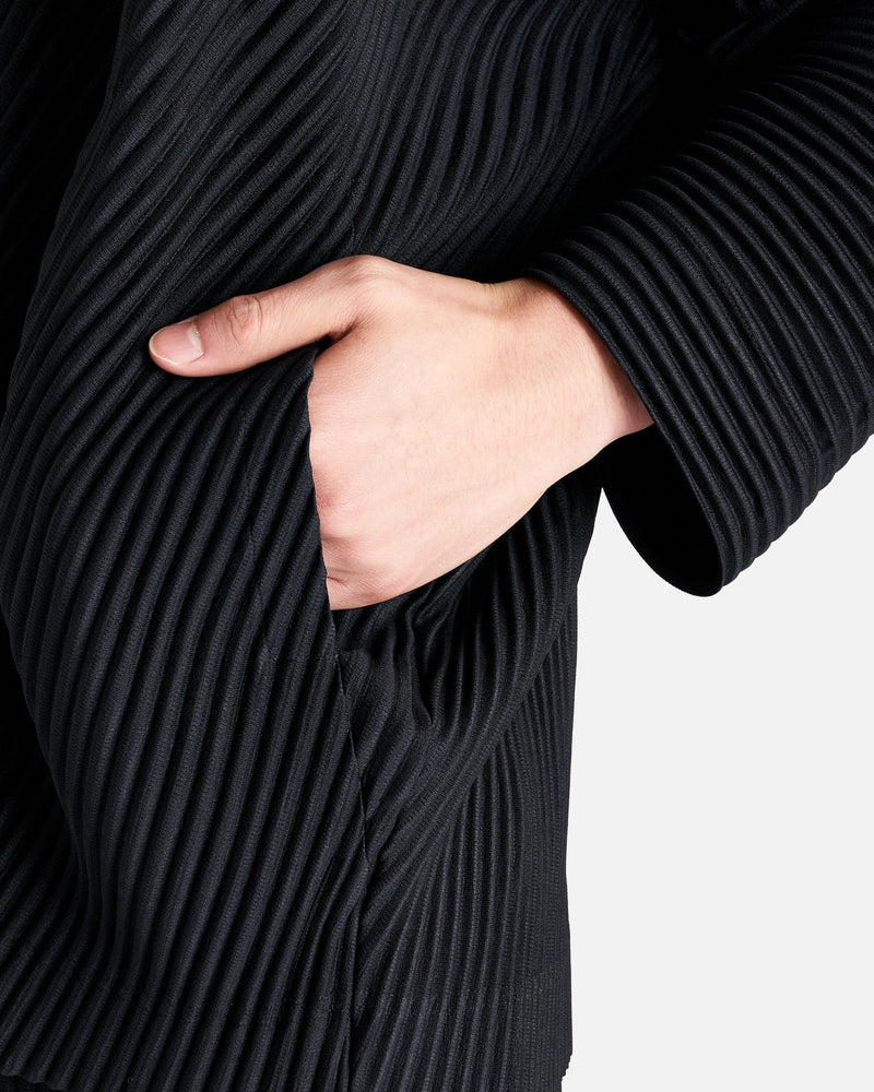 Homme Plissé Issey Miyake Men's Jackets MC July Jacket in Black