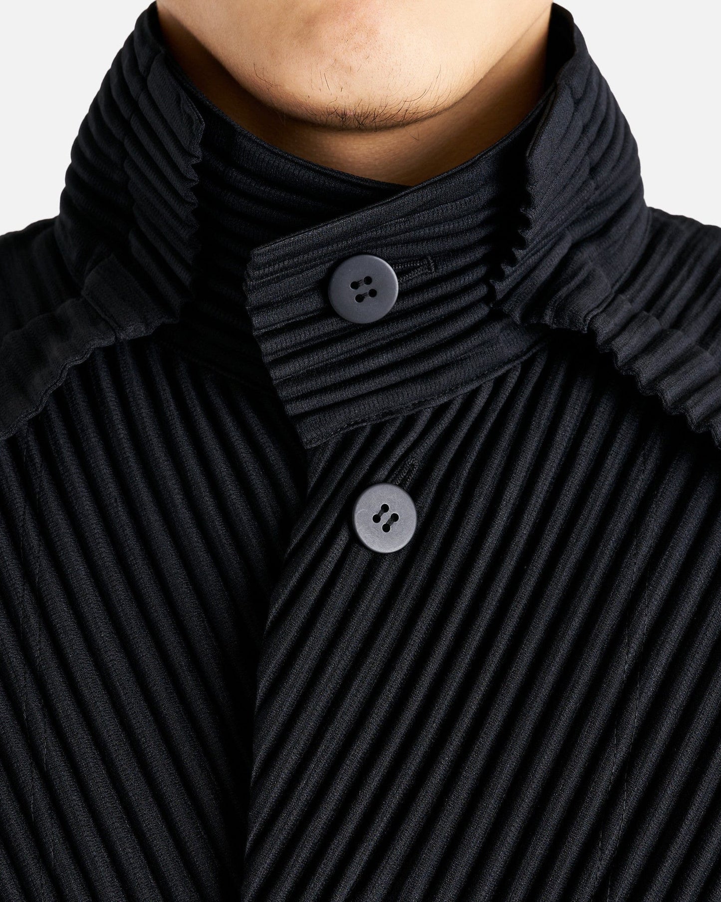 Homme Plissé Issey Miyake Men's Jackets MC July Jacket in Black