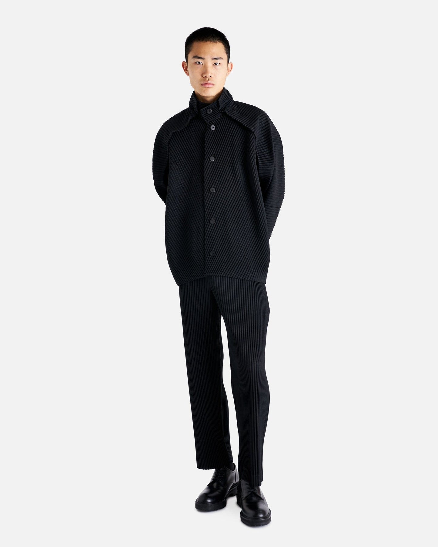 Homme Plissé Issey Miyake Men's Jackets MC July Jacket in Black