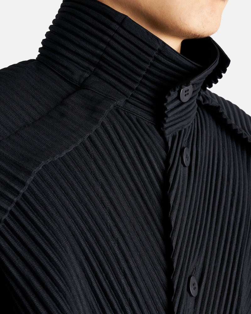 Homme Plissé Issey Miyake Men's Jackets MC July Jacket in Black