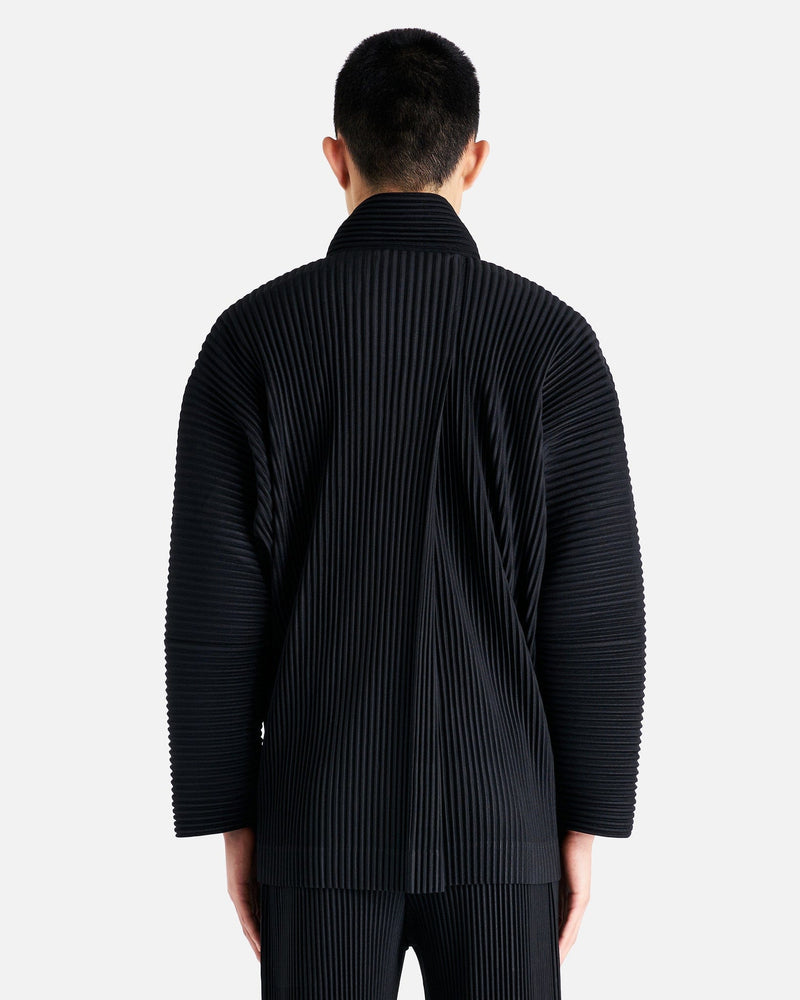 Homme Plissé Issey Miyake Men's Jackets MC July Jacket in Black