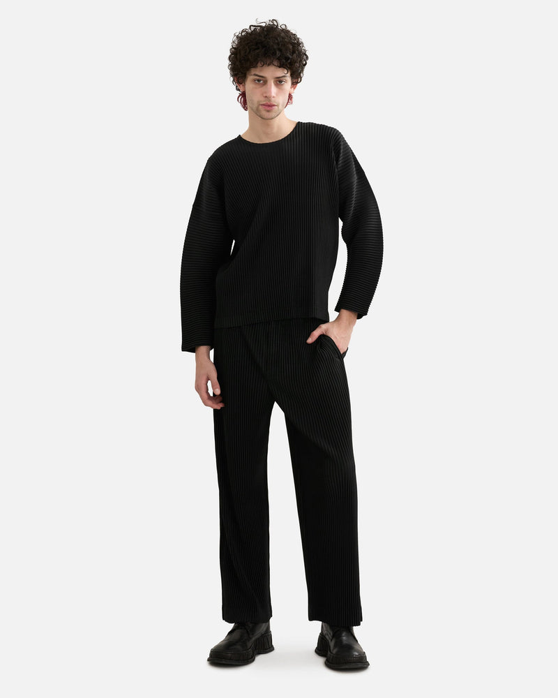 Homme Plissé Issey Miyake Men's Tops MC September Top in Black