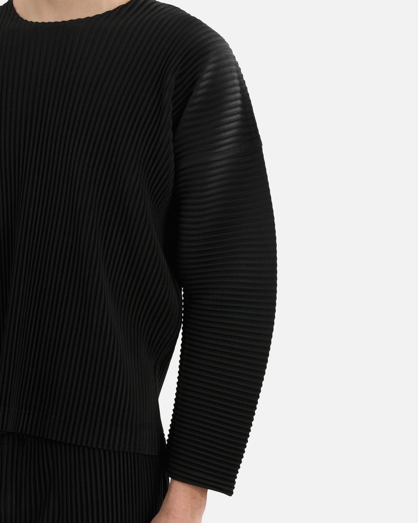 Homme Plissé Issey Miyake Men's Tops MC September Top in Black