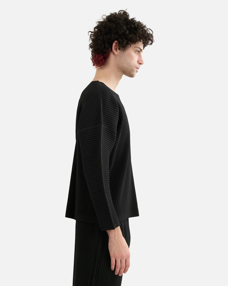 Homme Plissé Issey Miyake Men's Tops MC September Top in Black