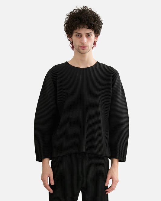 Homme Plissé Issey Miyake Men's Tops MC September Top in Black