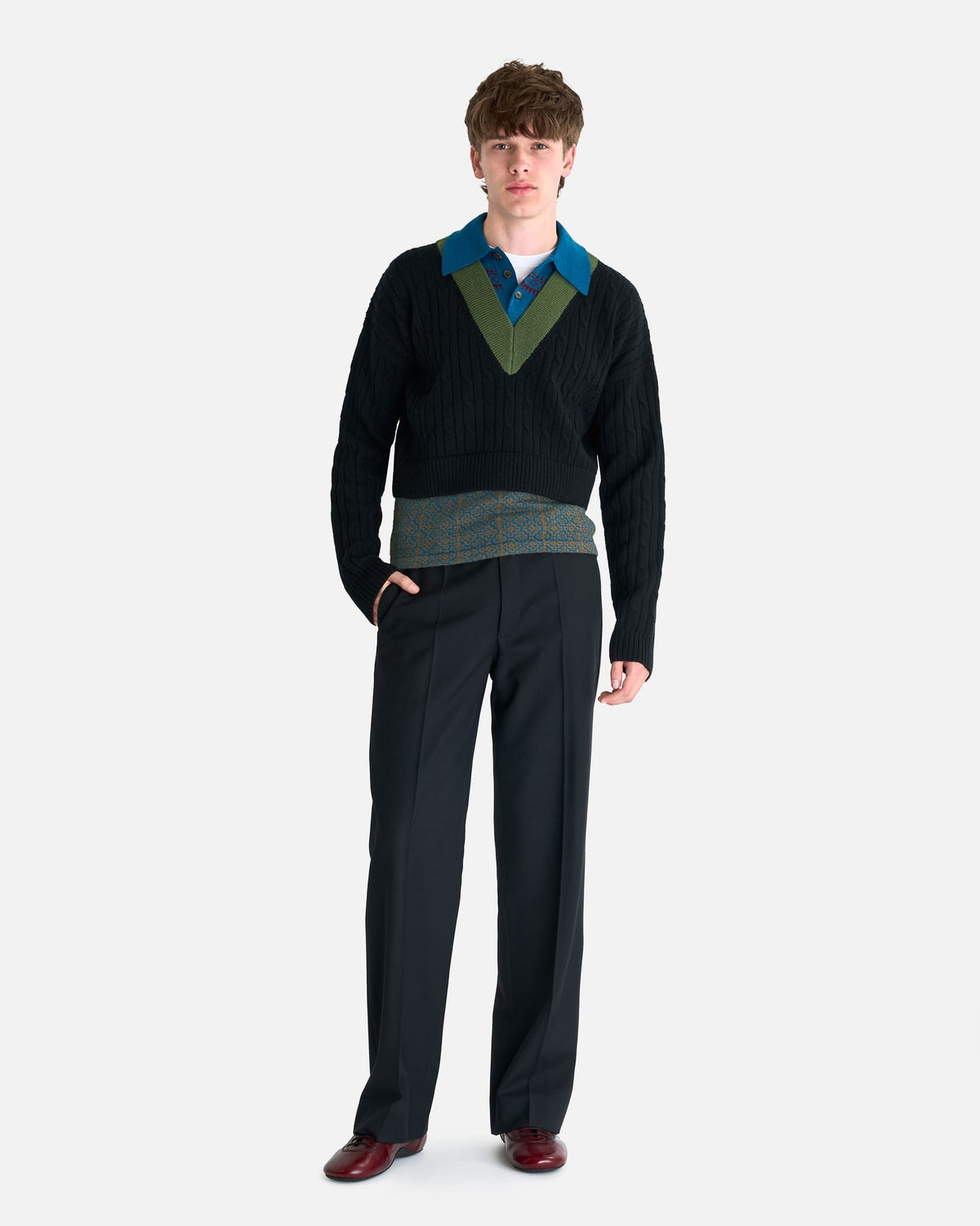 Dries Van Noten Men's Sweater Medan Sweater in Black