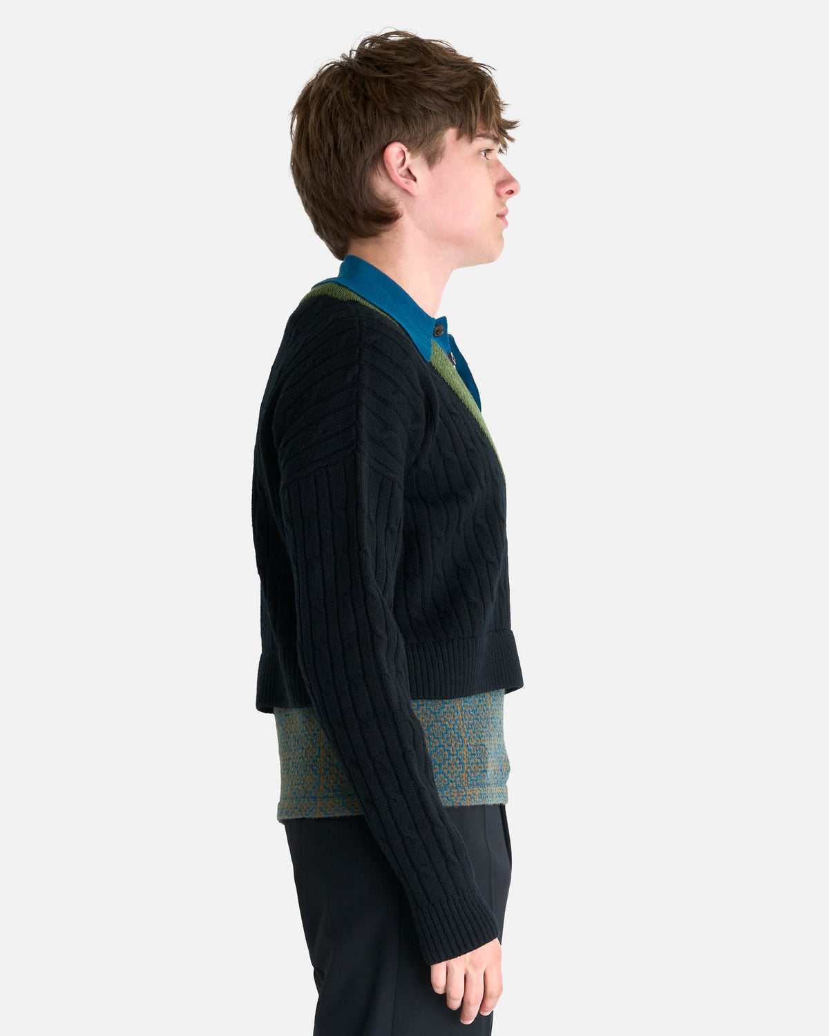 Dries Van Noten Men's Sweater Medan Sweater in Black
