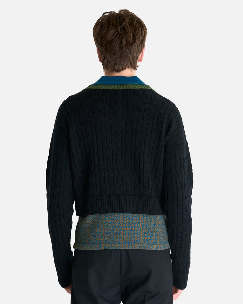 Dries Van Noten Men's Sweater Medan Sweater in Black
