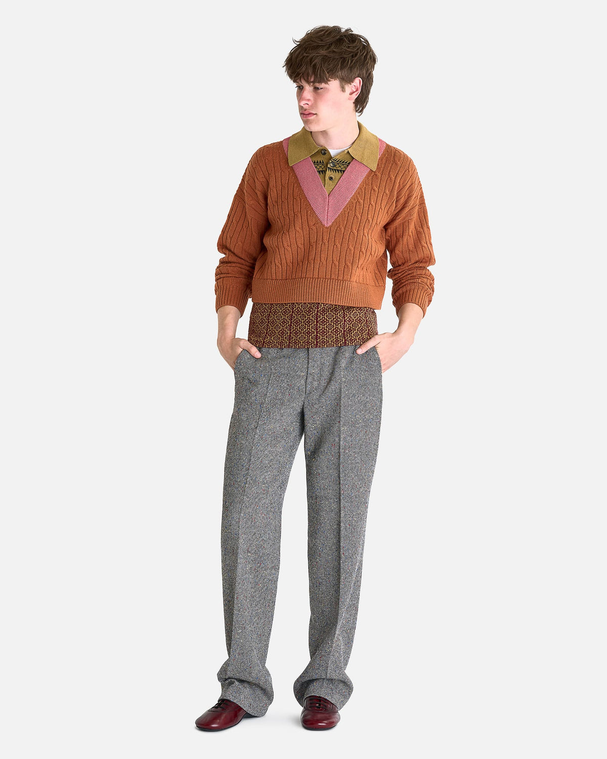 Dries Van Noten Men's Sweater Medan Sweater in Orca