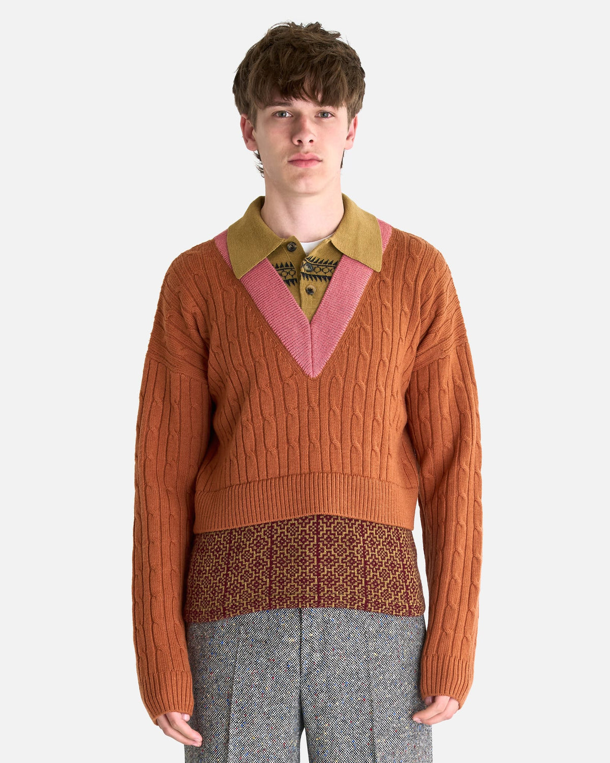 Dries Van Noten Men's Sweater Medan Sweater in Orca