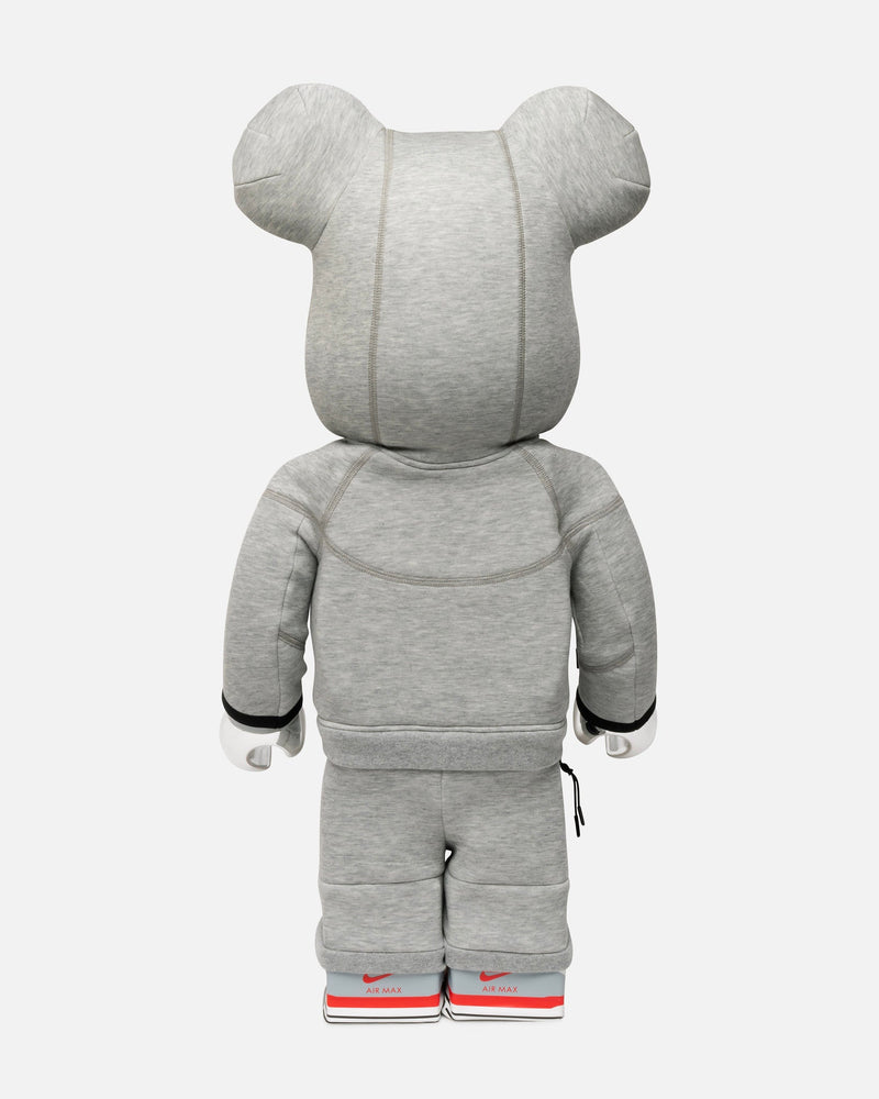 Nike Home Goods Medicom Tech Fleece N98 Be@rbrick in Silver 1000%