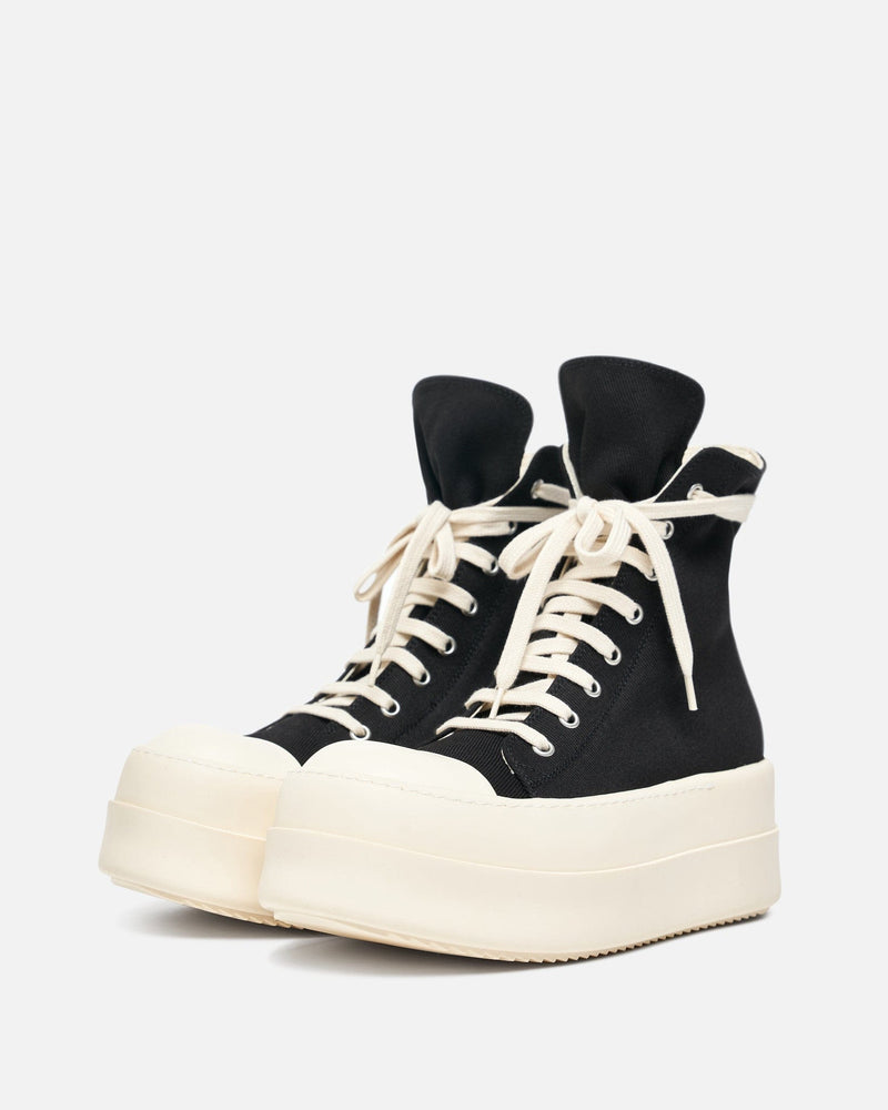 Rick Owens DRKSHDW Men's Sneakers Mega Bumper Sneakers in Black/Milk