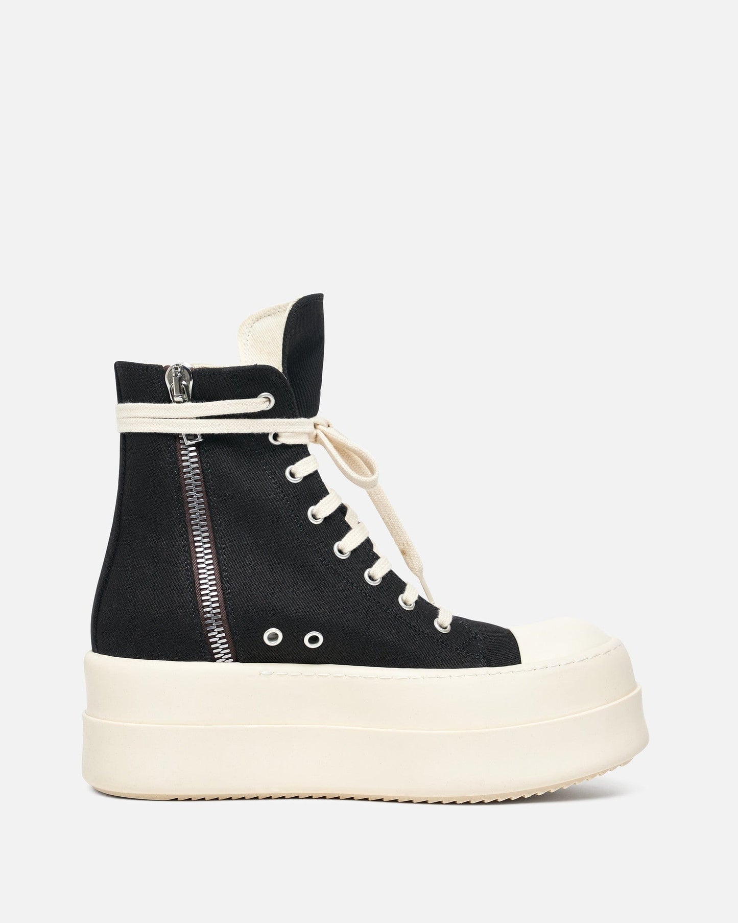 Rick Owens DRKSHDW Men's Sneakers Mega Bumper Sneakers in Black/Milk