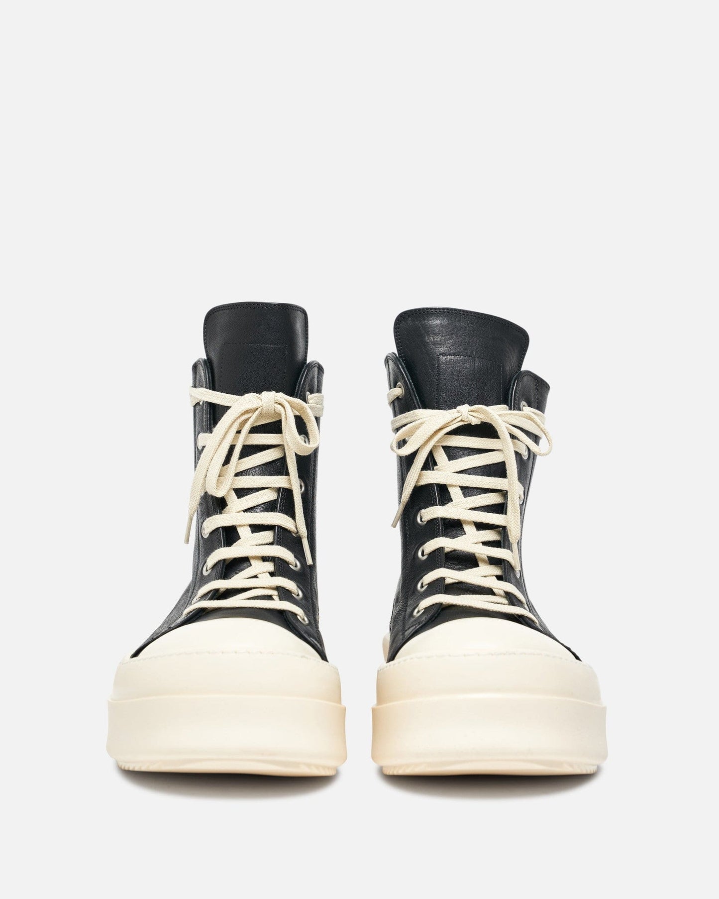 Rick Owens Men's Sneakers Mega Bumper Sneakers in Black/Milk