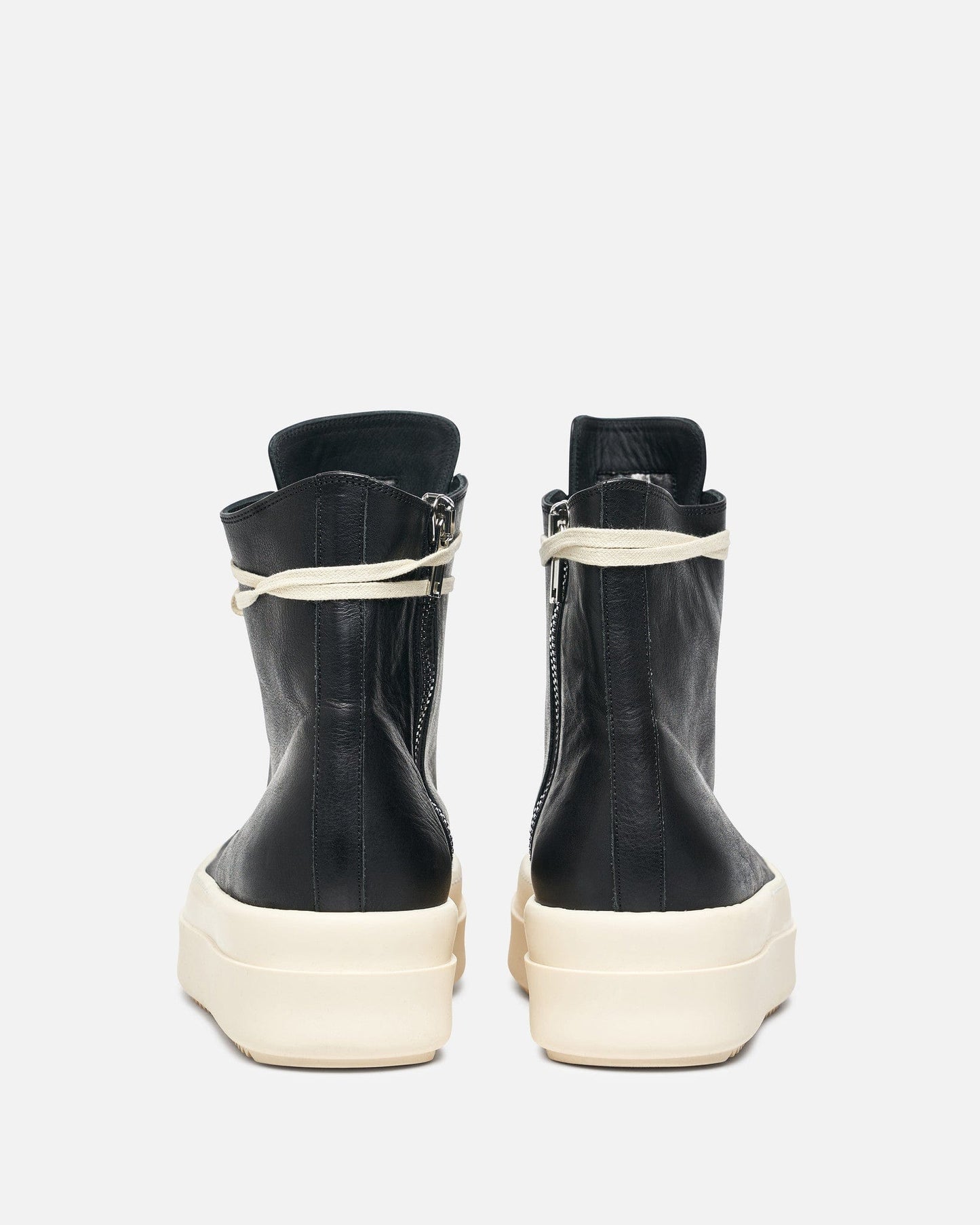 Rick Owens Men's Sneakers Mega Bumper Sneakers in Black/Milk
