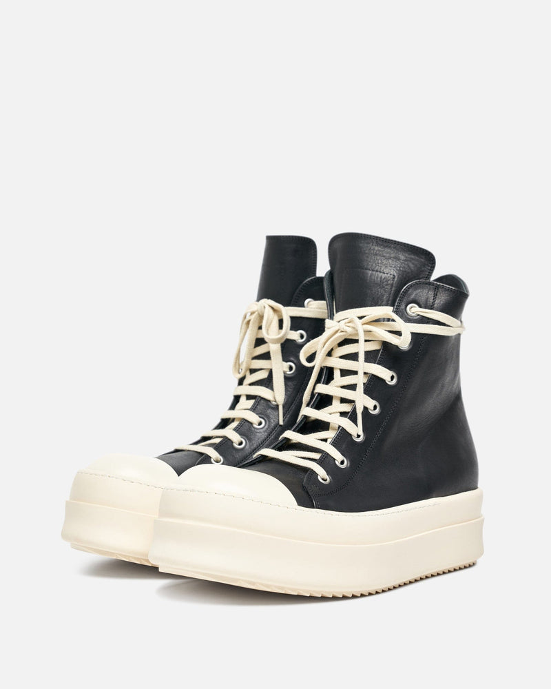 Rick Owens Men's Sneakers Mega Bumper Sneakers in Black/Milk