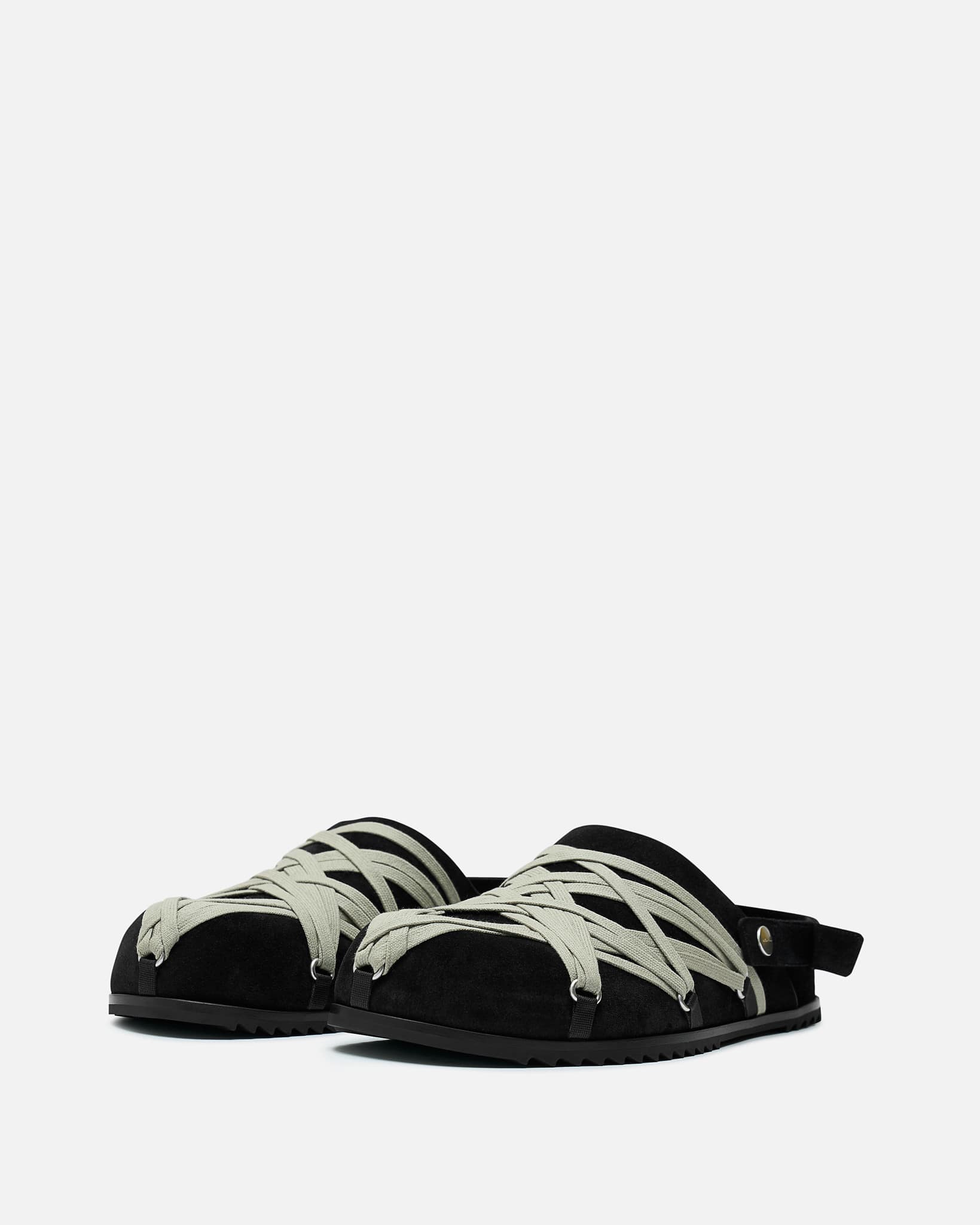 Rick Owens Men's Sneakers 42 Megalace Mule Granola in Black