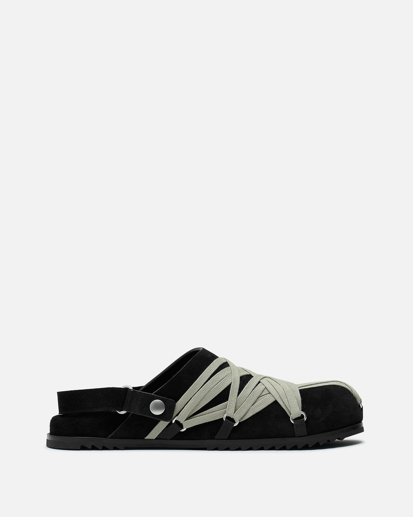 Rick Owens Men's Sneakers 42 Megalace Mule Granola in Black