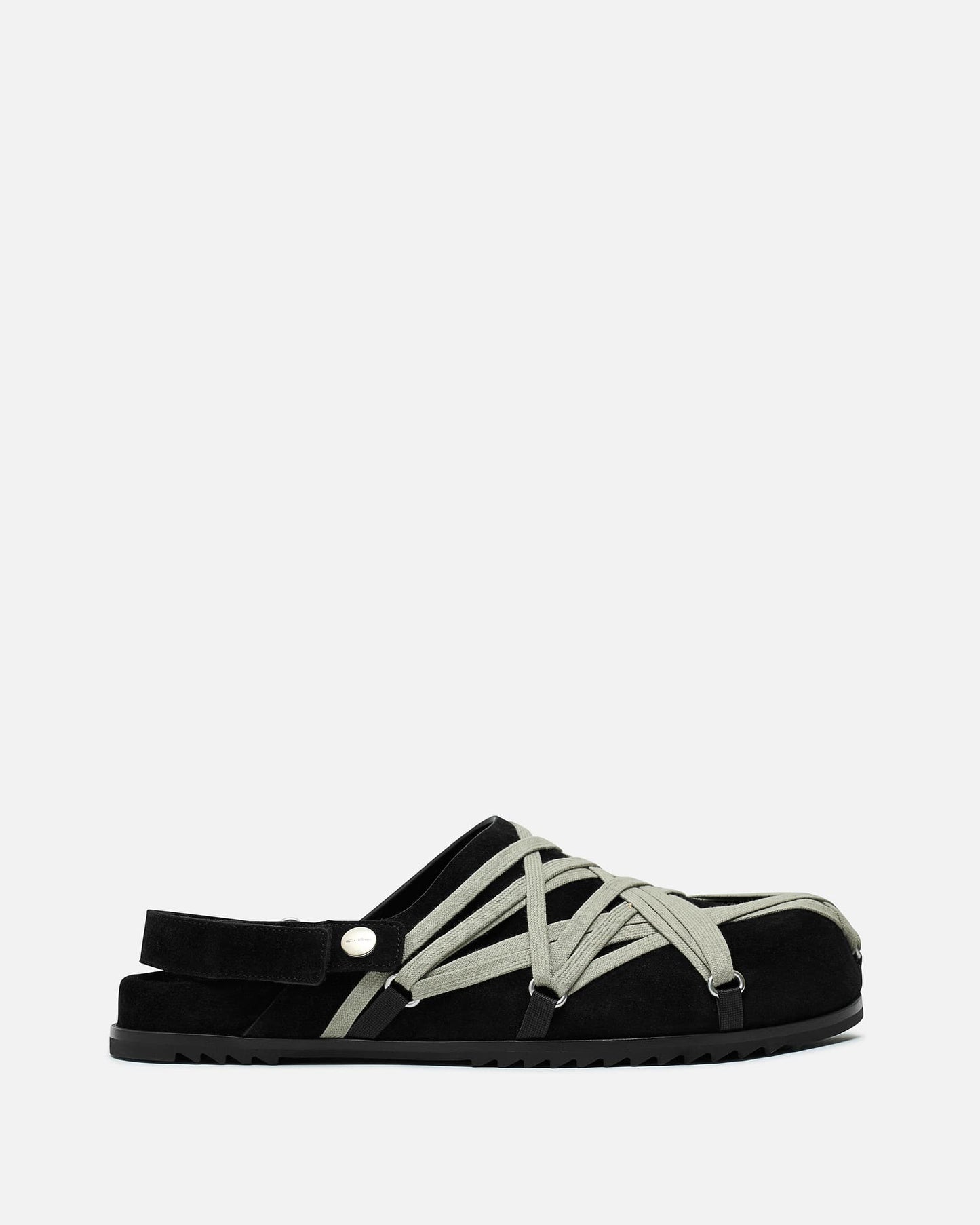 Rick Owens Men's Sneakers 42 Megalace Mule Granola in Black