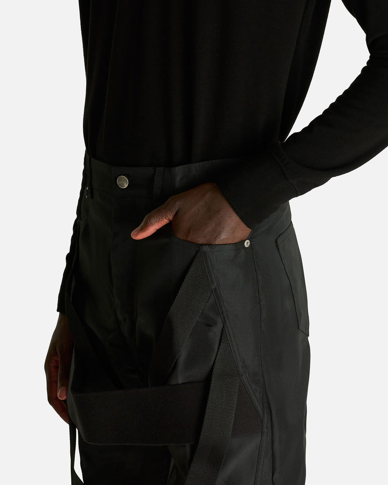 Rick Owens Men's Pants Megastrapped Bolans in Black