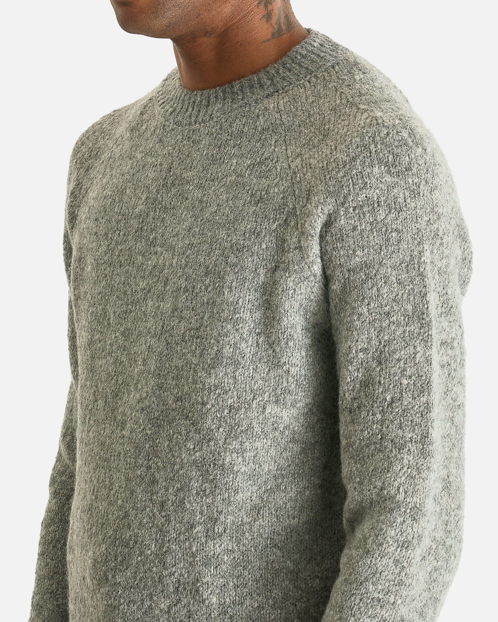 Dries Van Noten Men Sweaters Melbourne M.K. Sweater in Grey
