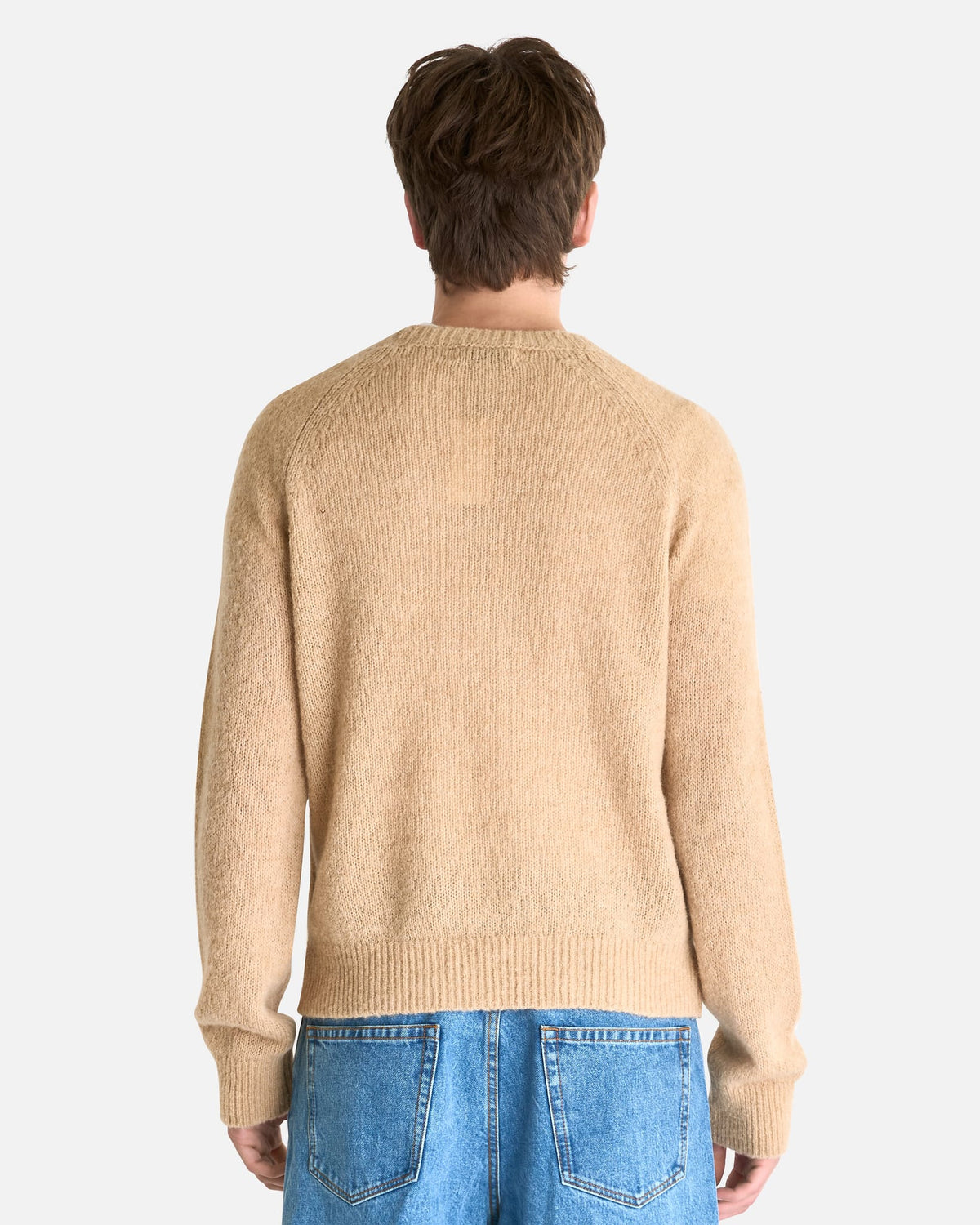 Dries Van Noten Men's Sweater Melbourne Sweater in Ecru