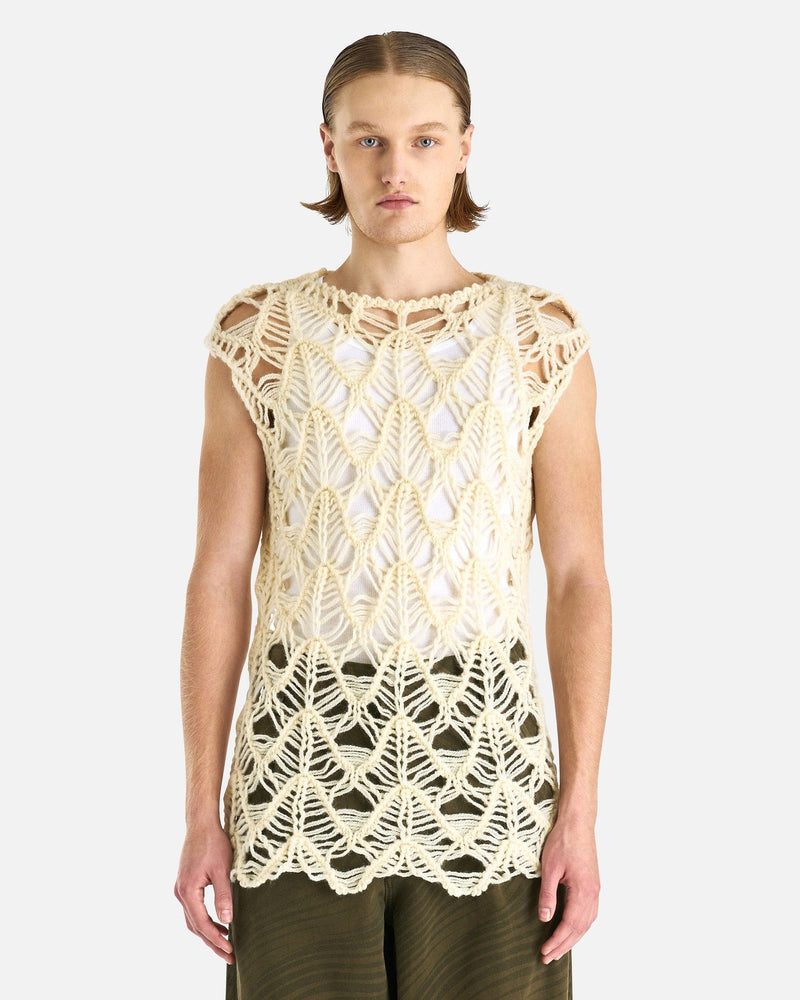 Dries Van Noten Men's Tops Mervin Top in Natural
