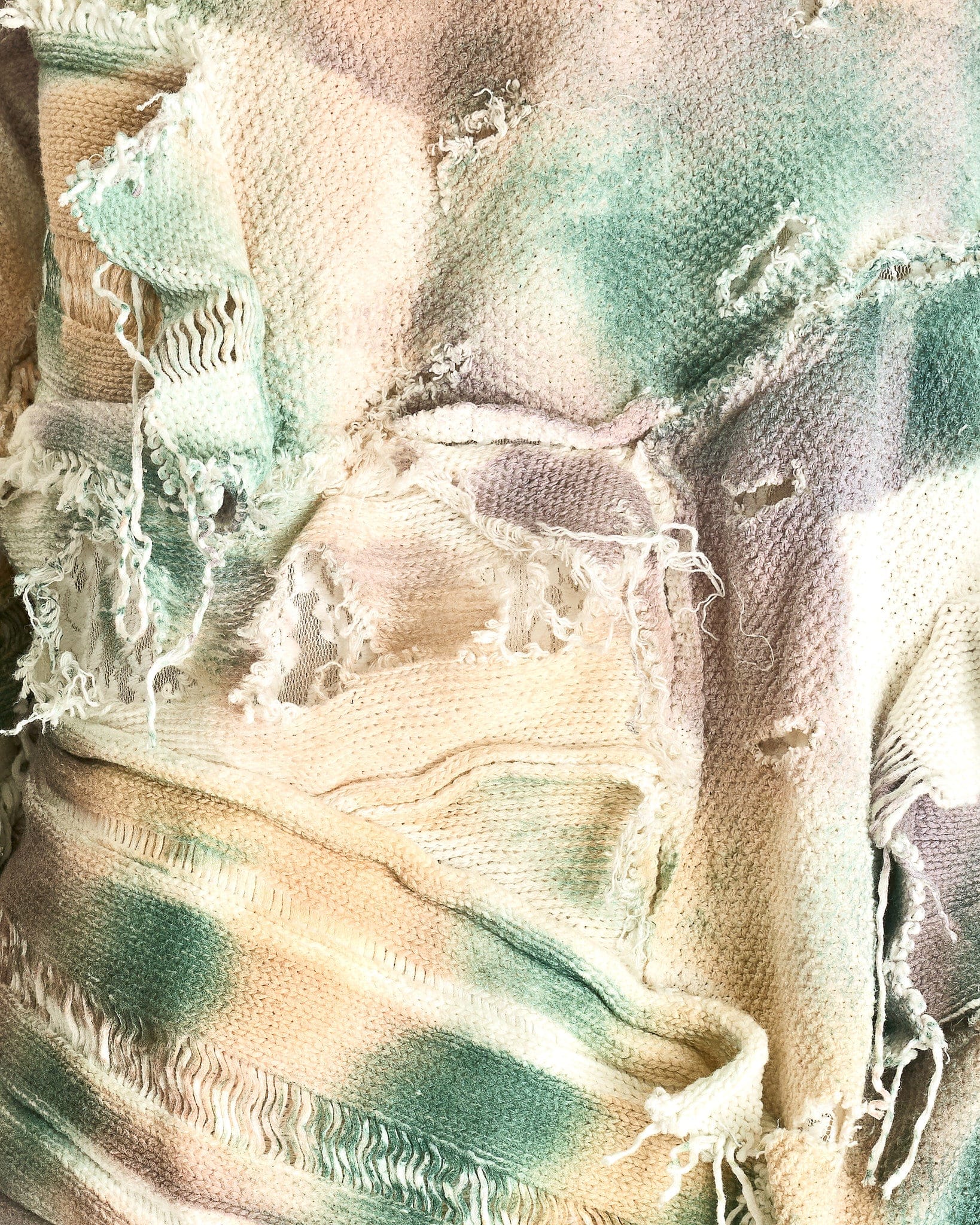 Who Decides War Men's Sweatshirts Mesh Camo Hooded Pullover in Multi