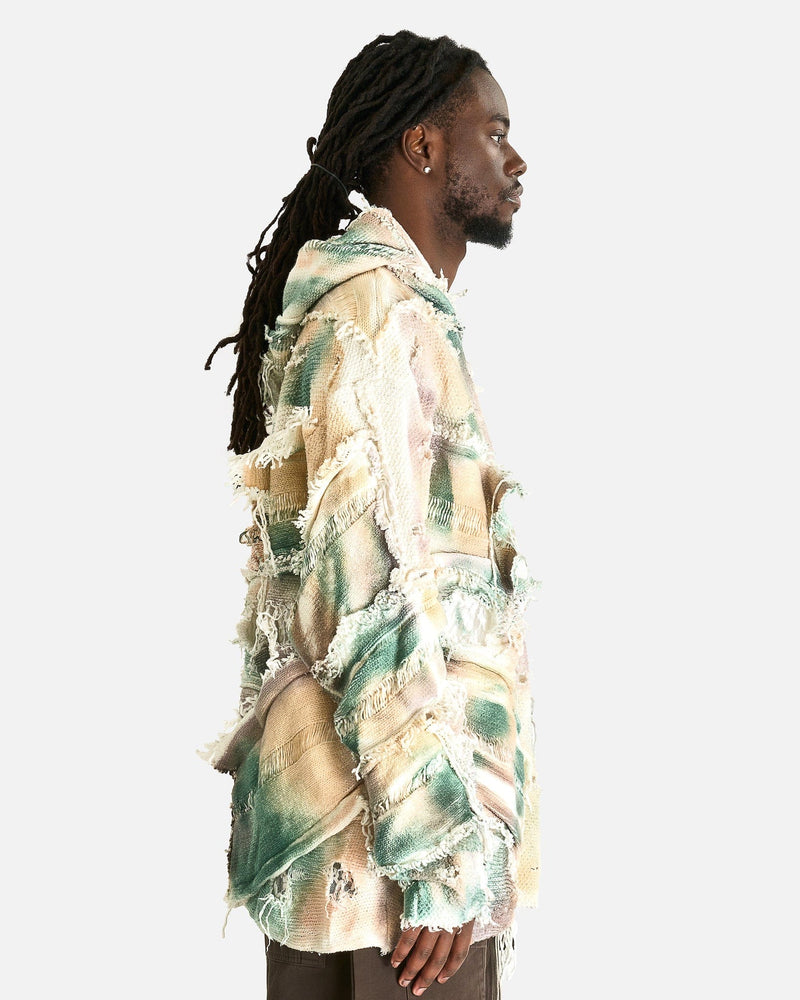 Who Decides War Men's Sweatshirts Mesh Camo Hooded Pullover in Multi