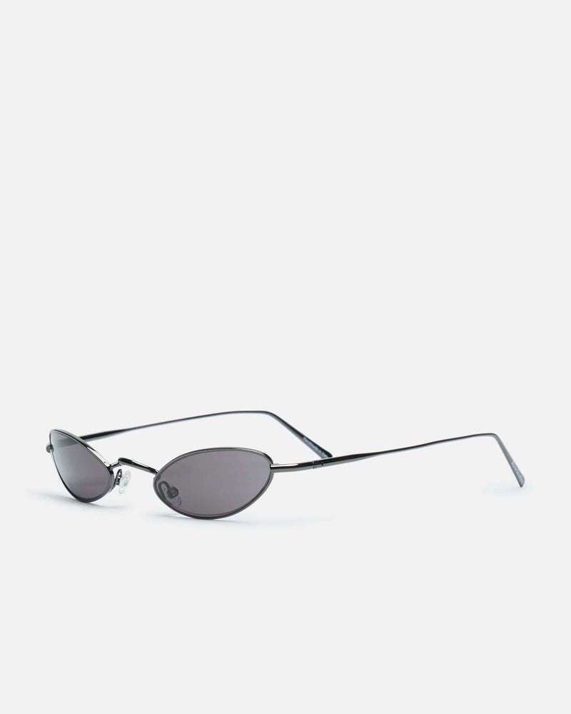 Acne Studios Eyewear OS Metal Frame Morph Sunglasses in Black/Black