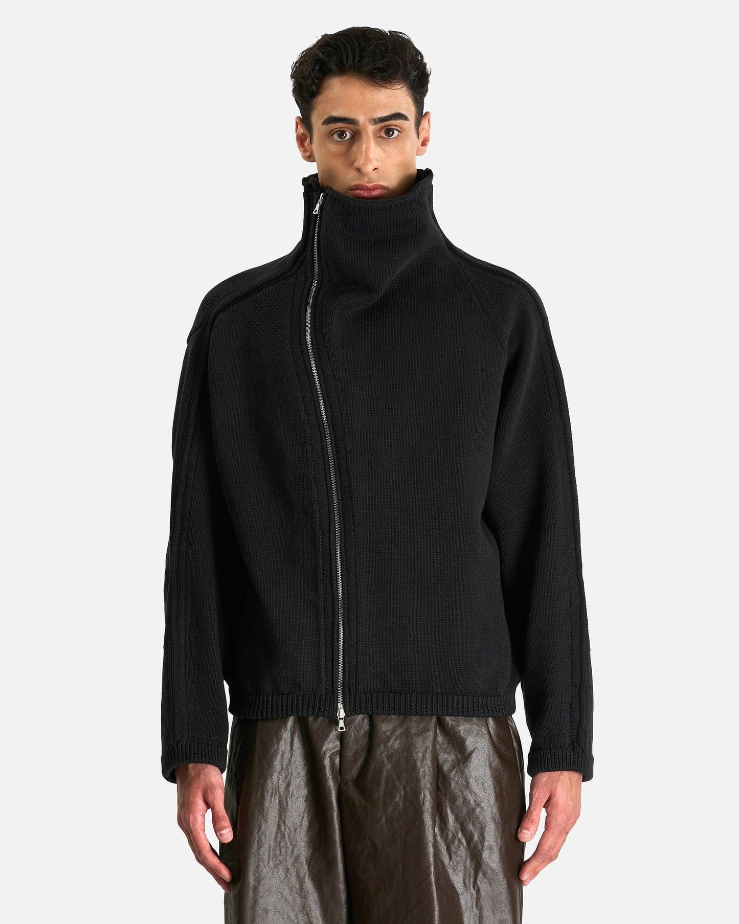 Dries Van Noten Men's Sweater Metro M.K. Cardigan in Black