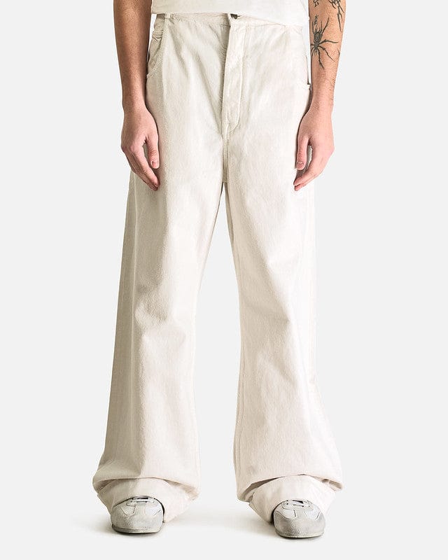 Ann Demeulemeester Men's Pants Michael 5-Pockets High Comfort Trousers in Ivory