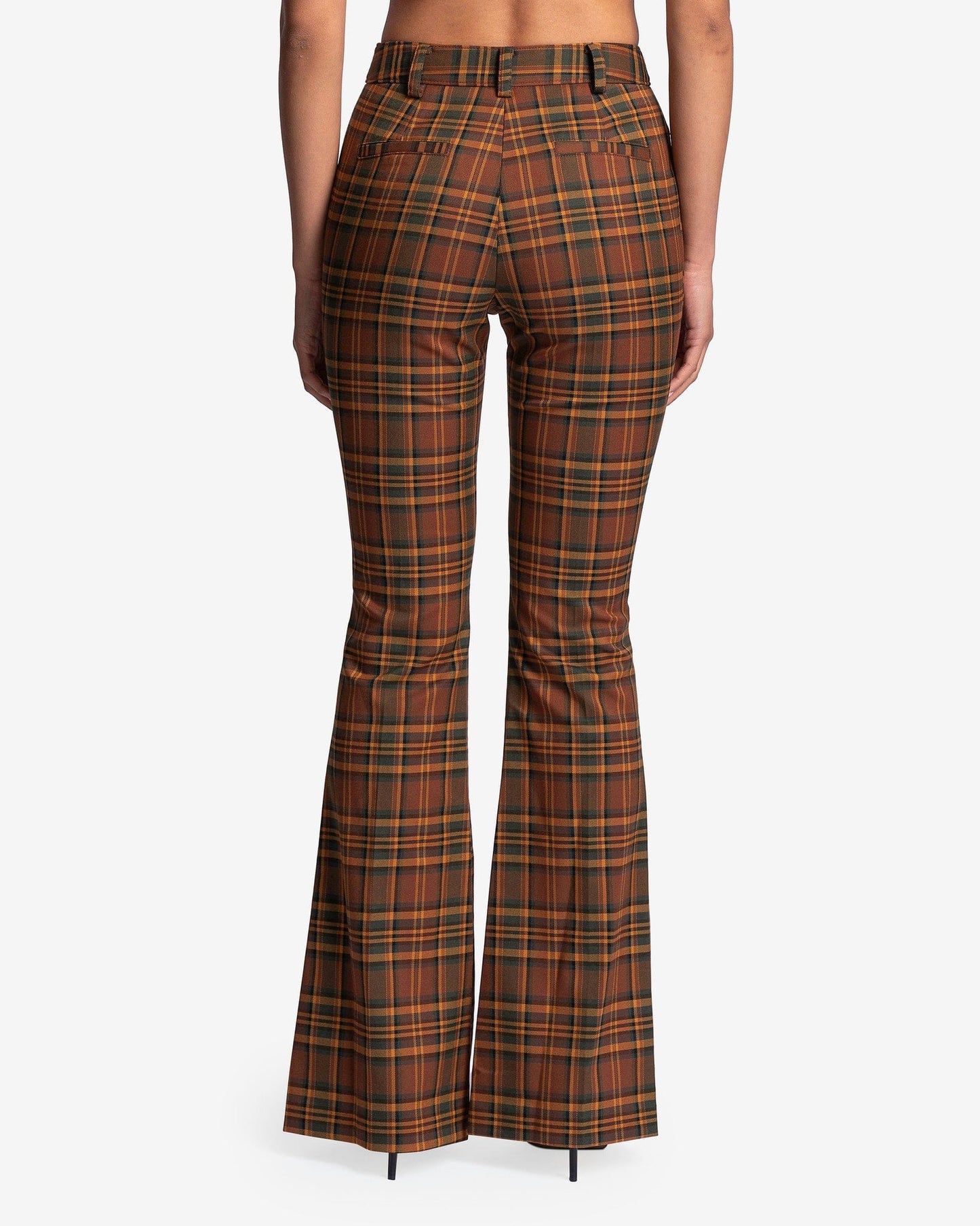 Andersson Bell Women Pants Mika Diagonal Trousers in Brown