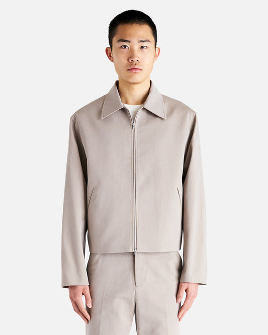Our Legacy Men's Jackets Mini Jacket in Lynx Grey Bedford Solaro