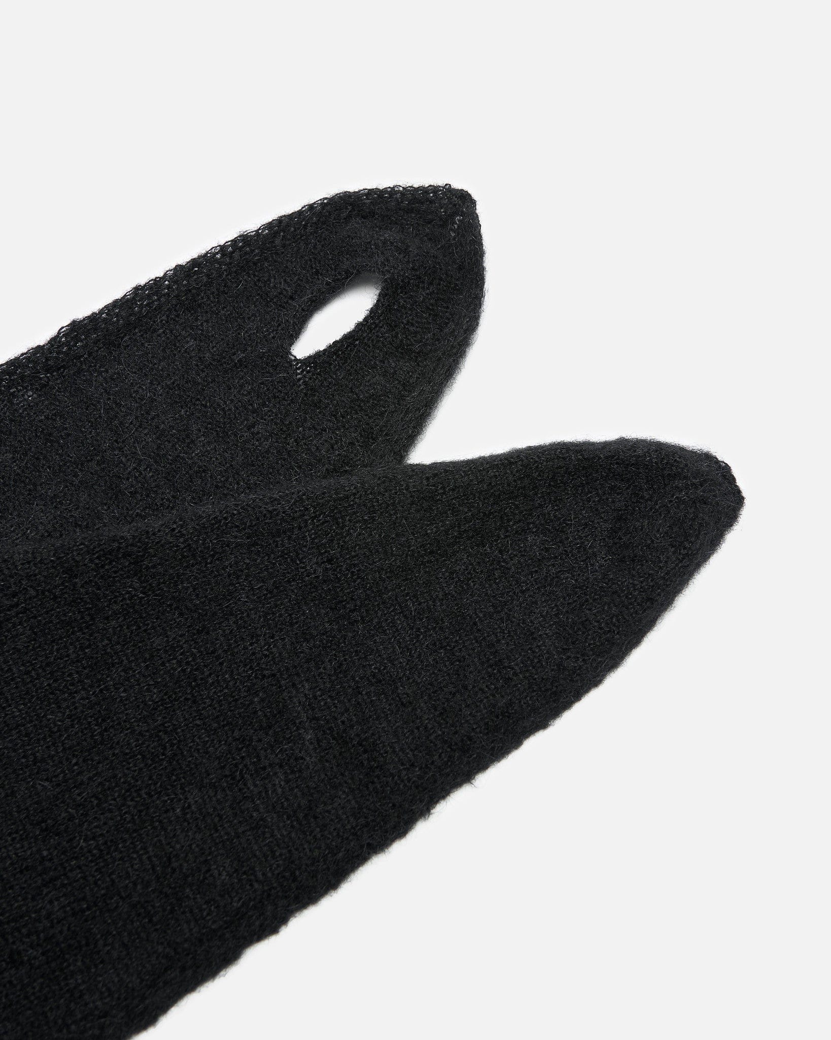 Our Legacy Scarves OS Miniature Scarf in Black Fuzzy Alpaca