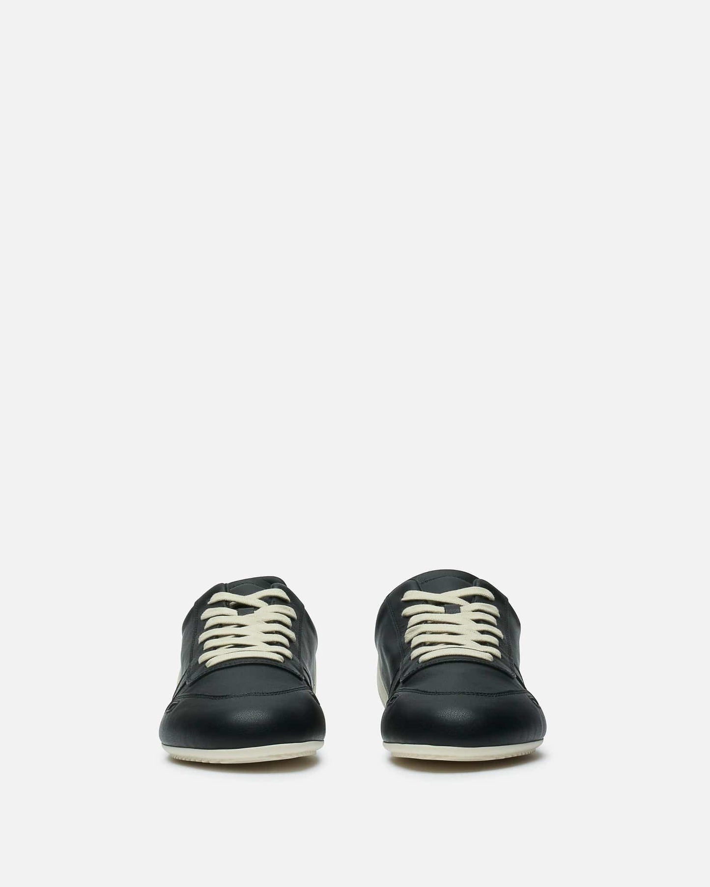 Rick Owens Men's Sneakers Minimal Sneak in Black/Milk