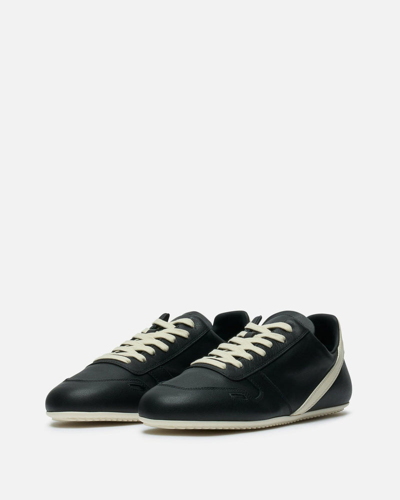Rick Owens Men's Sneakers Minimal Sneak in Black/Milk