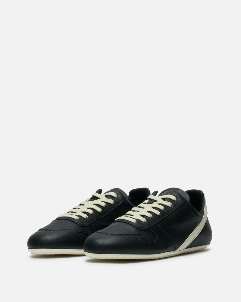 Rick Owens Men's Sneakers Minimal Sneak in Black/Milk