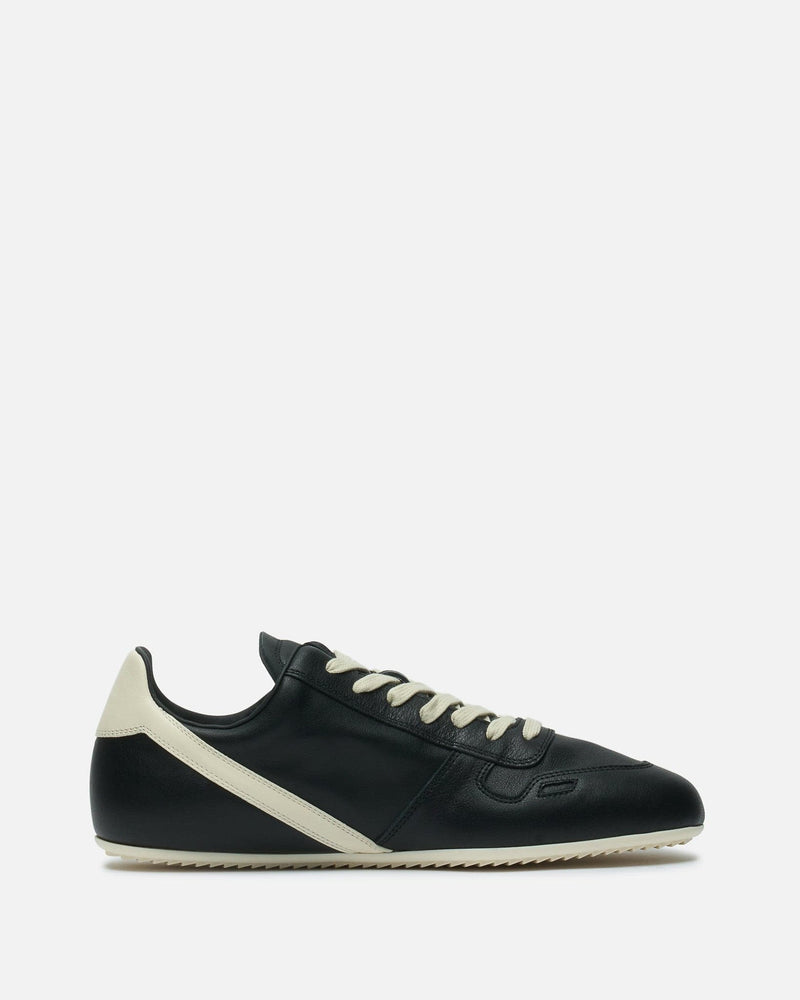 Rick Owens Men's Sneakers Minimal Sneak in Black/Milk