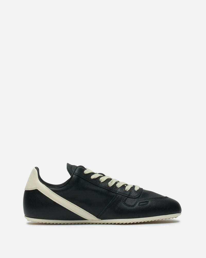 Rick Owens Men's Sneakers Minimal Sneak in Black/Milk