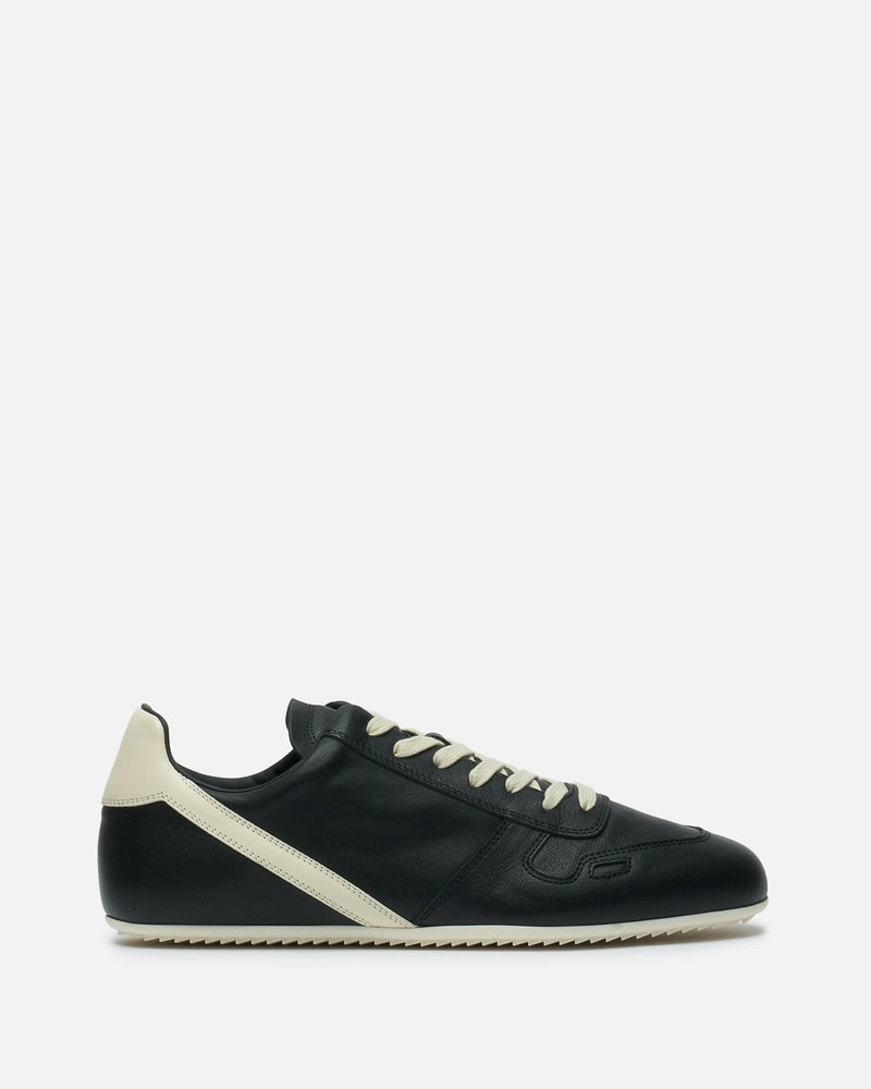 Rick Owens Men's Sneakers Minimal Sneak in Black/Milk