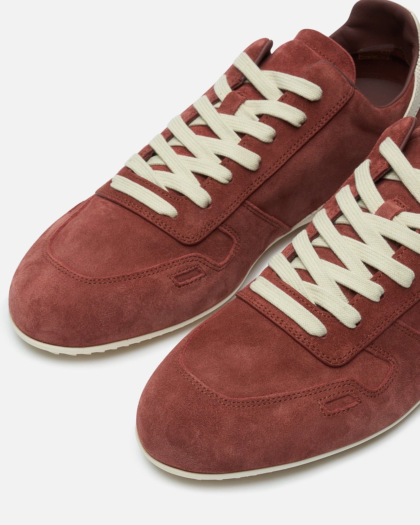 Rick Owens Men's Sneakers Minimal Sneak in Rosewood/Milk